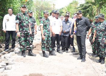 TMMD Ke-120 Kodim 0816/Sidoarjo di Tinjau oleh Tim Wasev Mabes TNI AD