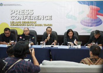 DJP Jatim II Ikuti Lelang Serentak Aset Sitaan Rp 14 Miliar Lebih