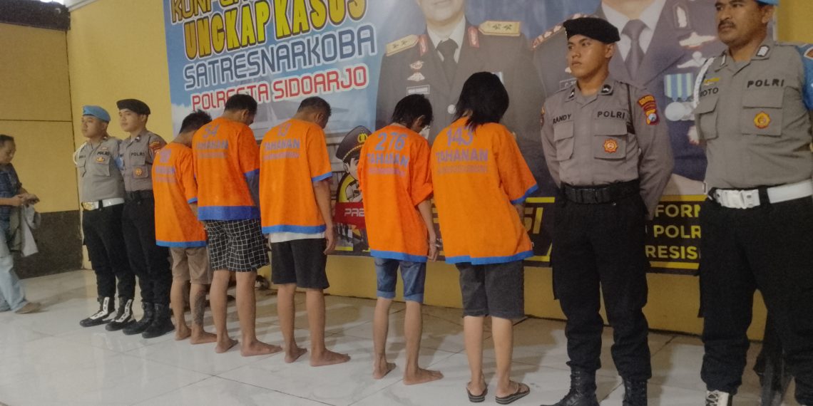 Satreskoba Polresta Sidoarjo Bekuk Pasutri Pengedar Sabu