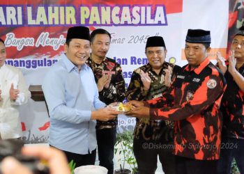Plt Bupati Sidoarjo Subandi Bersama PP Wonoayu Peringati Hari Lahir Pancasila