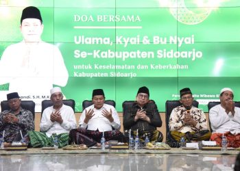 Plt Bupati Sidoarjo H Subandi Gelar Doa Bersama Kyai dan Ulama