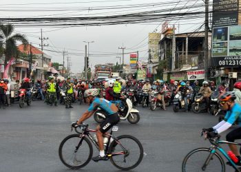 Polresta Sidoarjo Amankan Jalur Tour de Panderman 2024