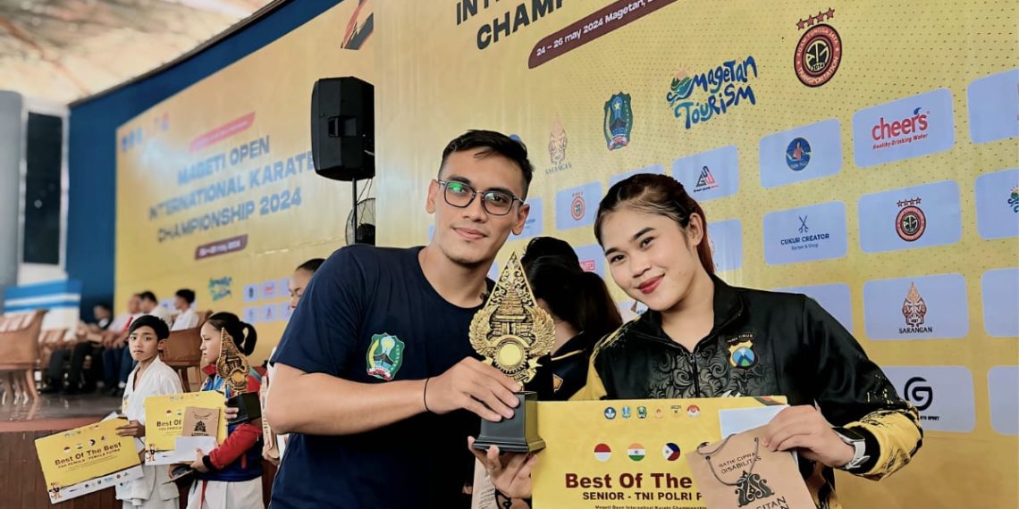 Bripda Gaby, Polwan Sidoarjo Juara Karate Internasional