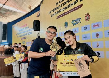 Bripda Gaby, Polwan Sidoarjo Juara Karate Internasional