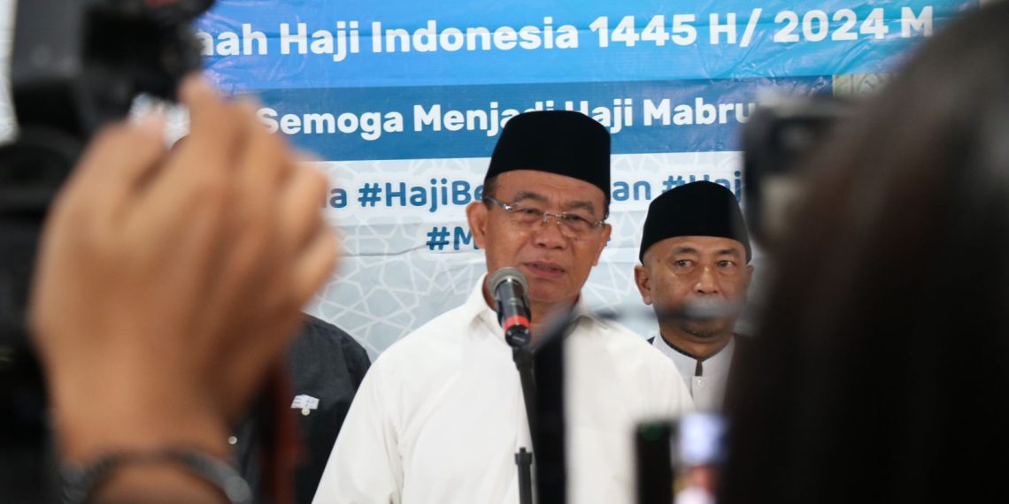 Sambut Kepulangan Jamaah Haji Kloter Pertama, Menko PMK:Daging Kurban dari Mekah untuk Atasi Stunting