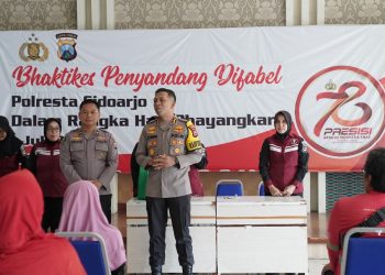 Polresta Sidoarjo Peduli Kesehatan Difabel