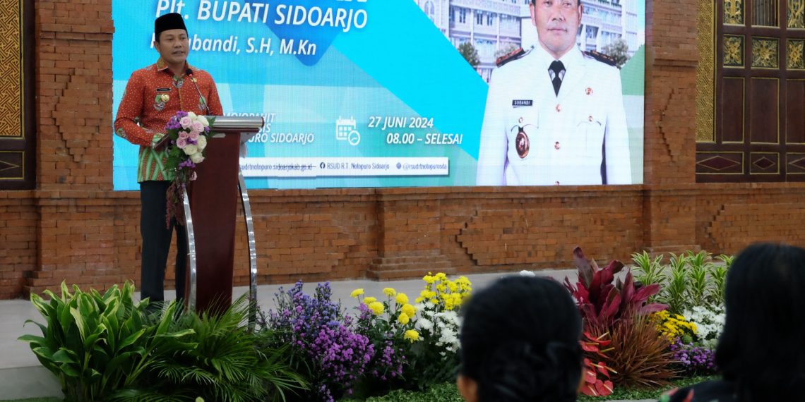 Plt Bupati Sidoarjo Subandi Harapkan Kualitas Layanan RSUD Notopuro Semakin Prima dengan Akreditasi Paripurna