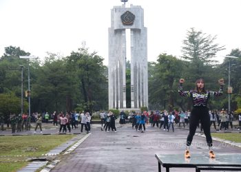 Senam Bersama ASN Sidoarjo Kembali Aktif Plus Pemeriksaan Kesehatan Gratis