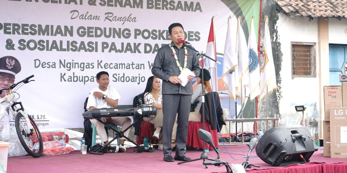 Plt Bupati Sidoarjo Dorong Peningkatan Layanan Kesehatan dan Kesadaran Membayar Pajak Warga Ngingas