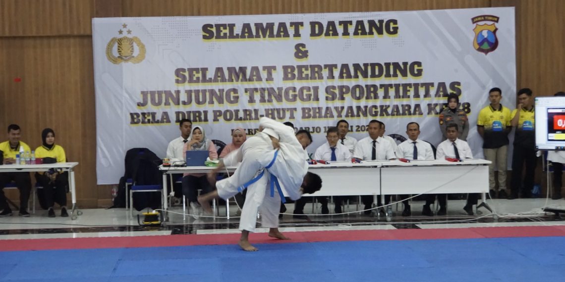 Polresta Sidoarjo Gelar Lomba Bela Diri