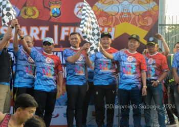 Dorong Gaya Hidup Sehat, Plt Bupati Subandi Berangkatkan Bhayangkara Fun Run 2024