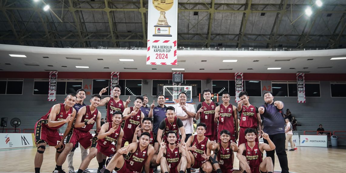 Tim Semeru Polda Jatim Jadi Runner Up Basketball Kapolri Cup 2024
