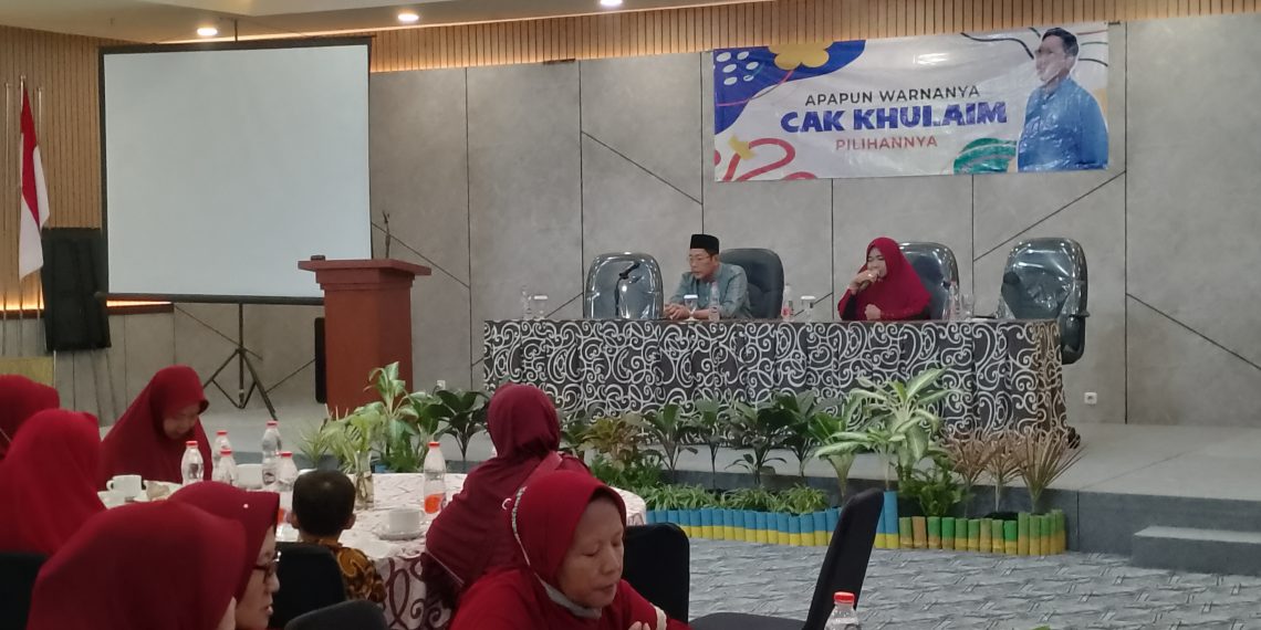 Seratusan Ibu-ibu Pengajian Doa Bersama dan Istighosah Menangkan Khulaim Junaidi Jadi Pimpinan Daerah Sidoarjo