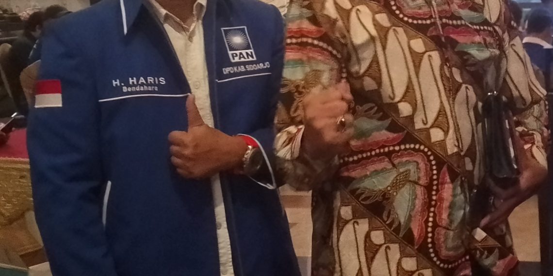 Namanya Dikirim PAN Sidoarjo ke DPP, Bacawabup H Haris Siap Berpasangan dengan Bacabup Abah Gik