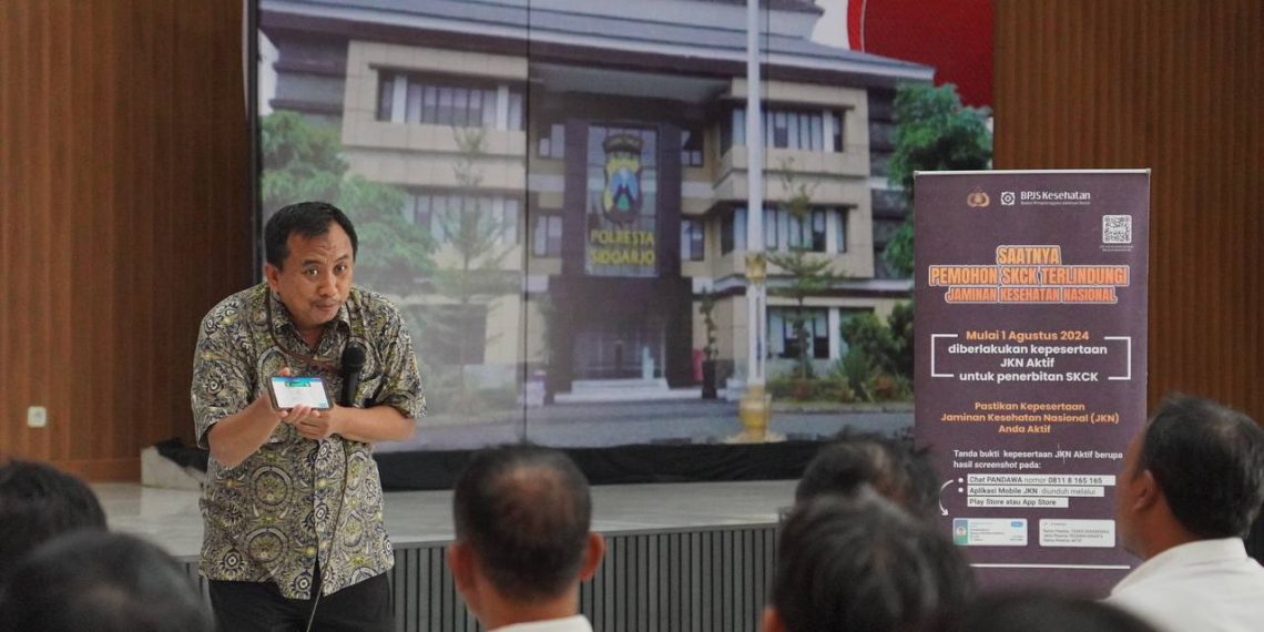 BPJS Kesehatan Sidoarjo Mantapkan Penerapan Persyaratan Kepesertaan JKN Aktif Untuk Penerbitan SKCK