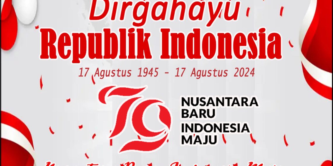 Pimpinan dan Anggota DPRD Kabupaten Sidoarjo Mengucapkan Dirgahayu Republik Indonesia Ke-79 Tahun 2024