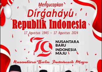 Pimpinan dan Anggota DPRD Kabupaten Sidoarjo Mengucapkan Dirgahayu Republik Indonesia Ke-79 Tahun 2024