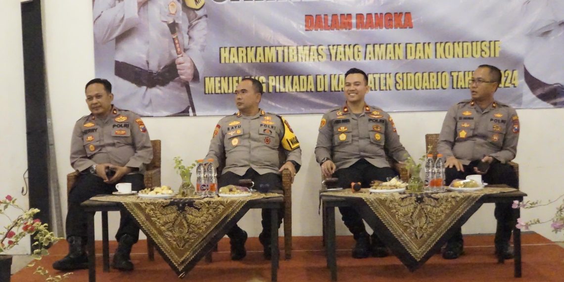 Sahabat Curhat Polresta Sidoarjo Cooling System Jelang Pilkada Serentak