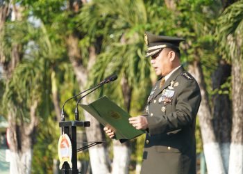 Kasrem 084/Bhaskara Jaya Pimpin Upacara Peringatan HUT Ke-79 Kemerdekaan Republik Indonesia