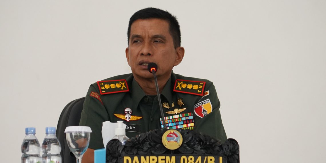 Pesan Penting Danrem Kolonel Inf Danny kepada Prajurit dan PNS Korem 084/Bhaskara Jaya