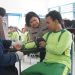 Polwan Polresta Sidoarjo Peduli Kesehatan Difabel