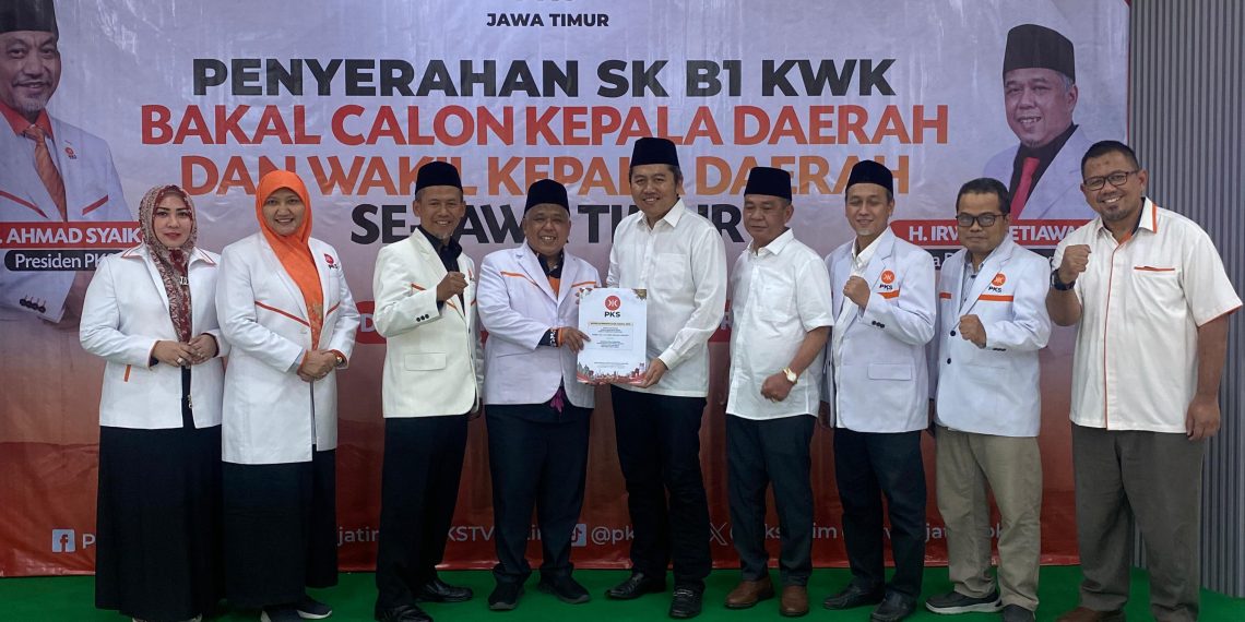 PKS Serahkan Rekom Pilkada Sidoarjo pada Pasangan Cabup Achmad Amir Aslichin dan Cawabup Edy Widodo