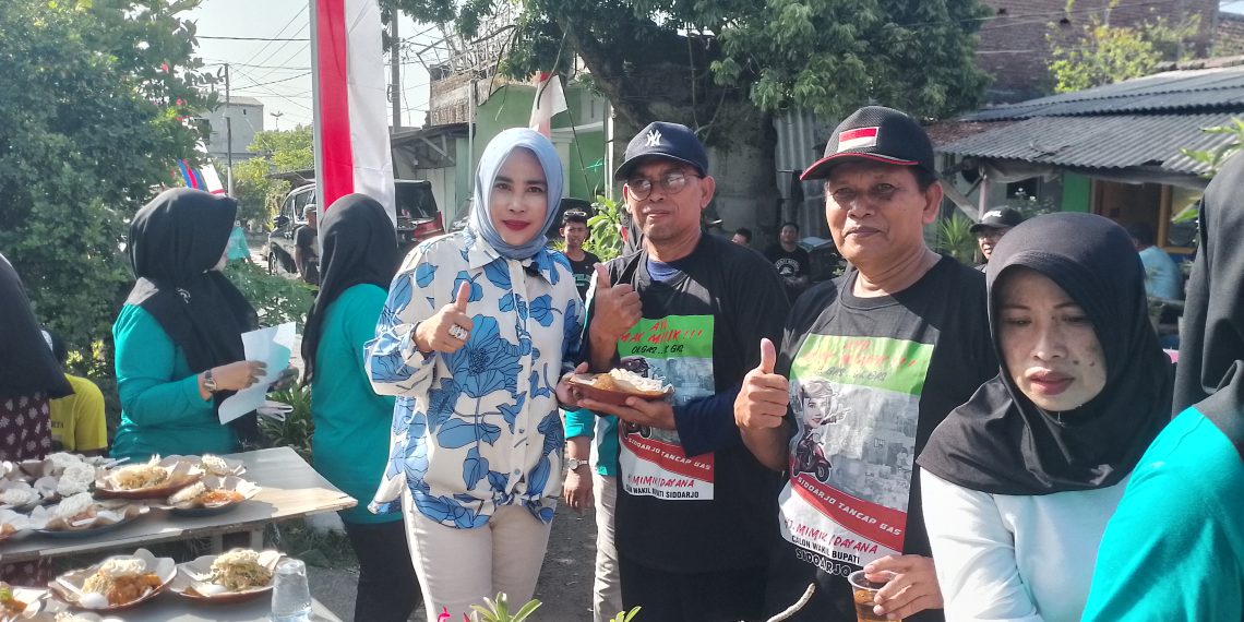 Bacawabup Hj Mimik Idayana Bagikan 700 Paket Makan Bergizi Gratis di Punggul