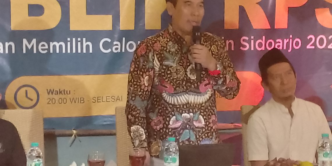 Dialog Publik RPS VIII, Bacawabup H Haris Inginkan NU dan Muhammadiyah Kolaborasi jadi Pimpinan Daerah Sidoarjo