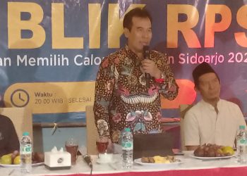 Dialog Publik RPS VIII, Bacawabup H Haris Inginkan NU dan Muhammadiyah Kolaborasi jadi Pimpinan Daerah Sidoarjo