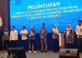Bawaslu Sidoarjo Launching Pemetaan Kerawanan Pilkada Serentak 2024