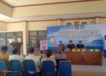 Cegah Rokok Ilegal Beredar, Satpol PP Sidoarjo dan Bea Cukai Berikan Sosialisasi kepada Masyarakat Krian