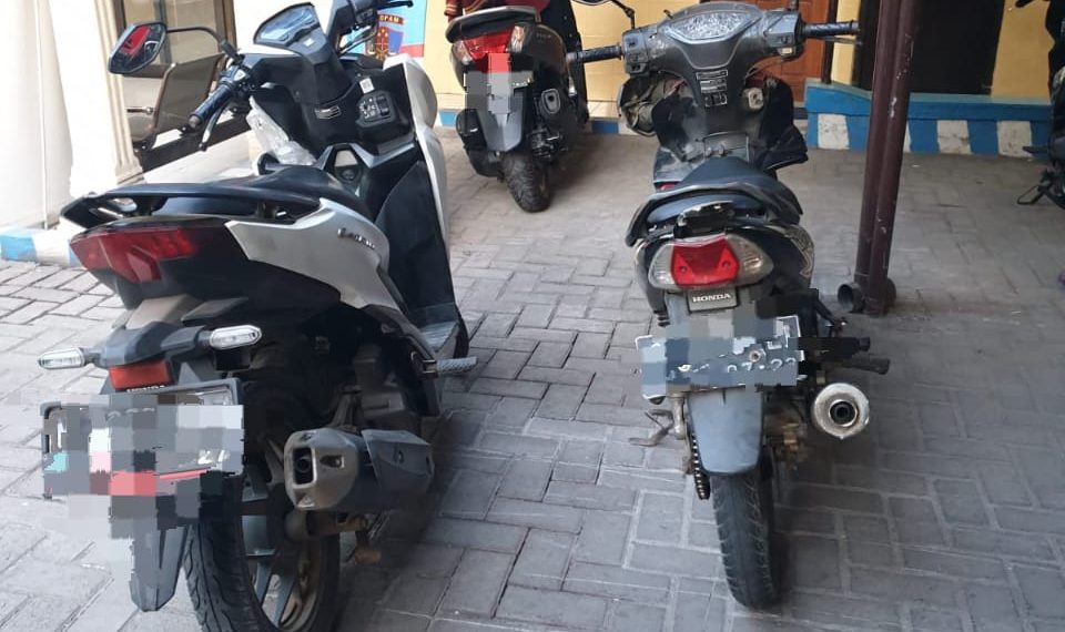 Warga dan Polisi Amankan Dua Pelaku Curanmor di Jabon