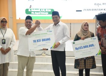 Pemkab Sidoarjo Proteksi 10.931 Ketua RT RW  dengan BPJS Ketenagakerjaan