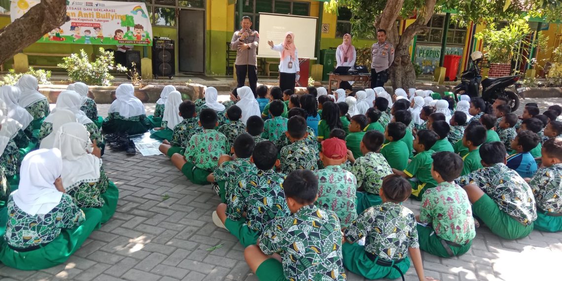 Cegah Bullying, Polisi Berikan Edukasi Pelajar SDN Janti Tulangan