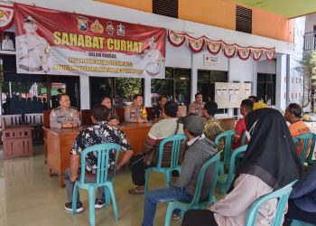 Polsek Krembung Gelar Curhat Kamtibmas, Wujudkan Pilkada Damai