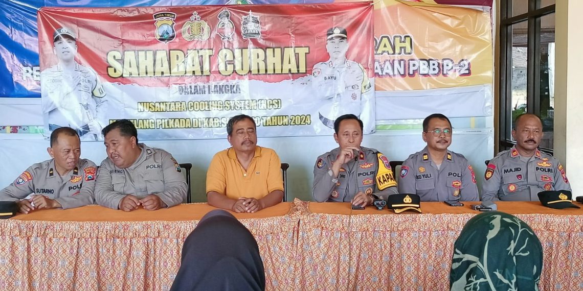 Polsek Buduran Gelar Curhat Kamtibmas, Siap Wujudkan Pilkada Damai