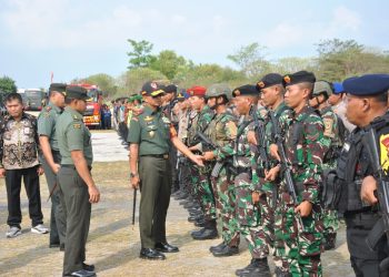 Danrem 084/Bhaskara Jaya Pimpin Apel Gelar Pasukan Pengamanan VVIP