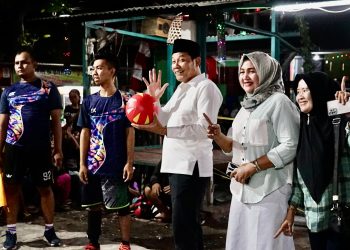 Hadiri Turnamen Voli di Magersari, Cabup Sidoarjo Subandi Dukung Olahraga Masyarakat