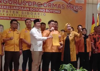 Ormas MKGR Sidoarjo Siap Sumbangkan 70 Ribu Suara untuk Pasangan Bandi-Mimik