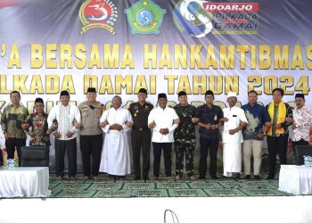 Doa Bersama Kodim 0816 Sidoarjo, Sinergi Wujudkan Pilkada Aman dan Damai