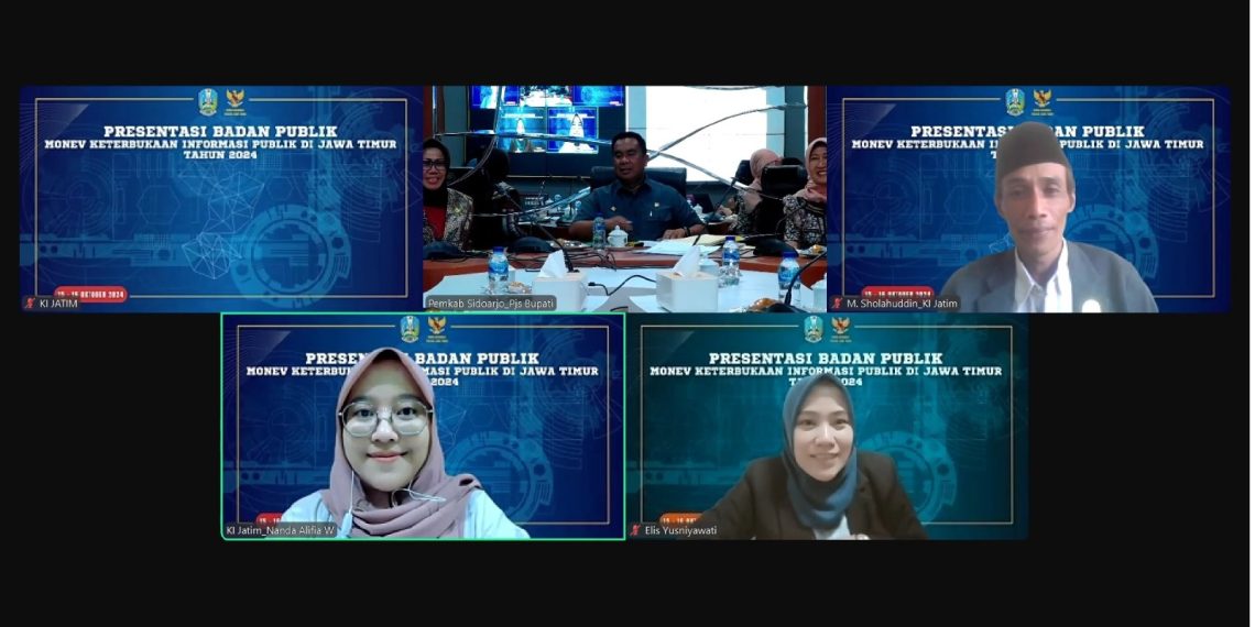 Pjs Bupati Sidoarjo Transformasi PPID, Wujud Komitmen Keterbukaan Informasi Publik