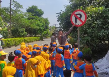 Operasi Zebra Semeru 2024, Satlantas Polresta Sidoarjo Edukasi Tertib Lalu Lintas Sejak Dini