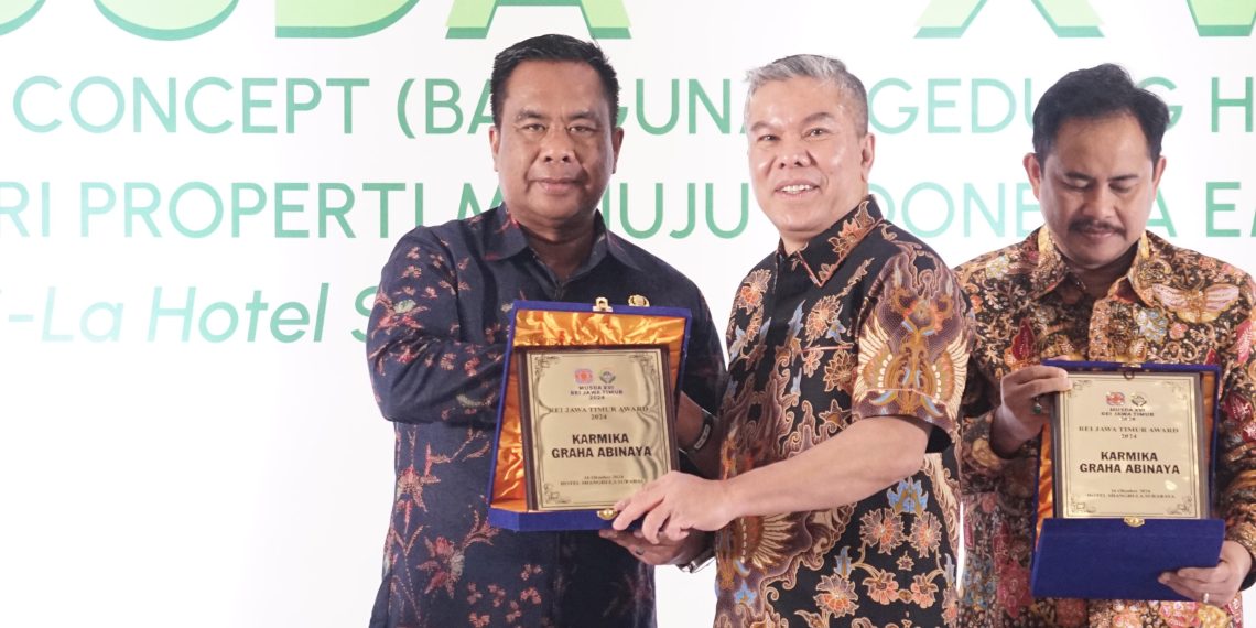 Pemkab Sidoarjo Raih Karmika Graha Abinaya dari DPD REI Jatim