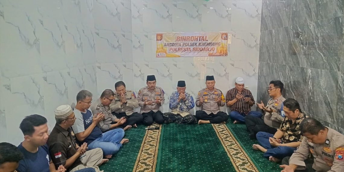 Pengamanan Pilkada Serentak, Personel Polsek Krembung Dibekali Nilai Rohani