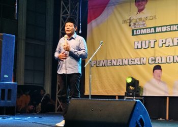 Usai Debat, Calon Bupati Subandi Langsung Temui Ribuan Massa di Festival Musik Patrol Partai Golkar