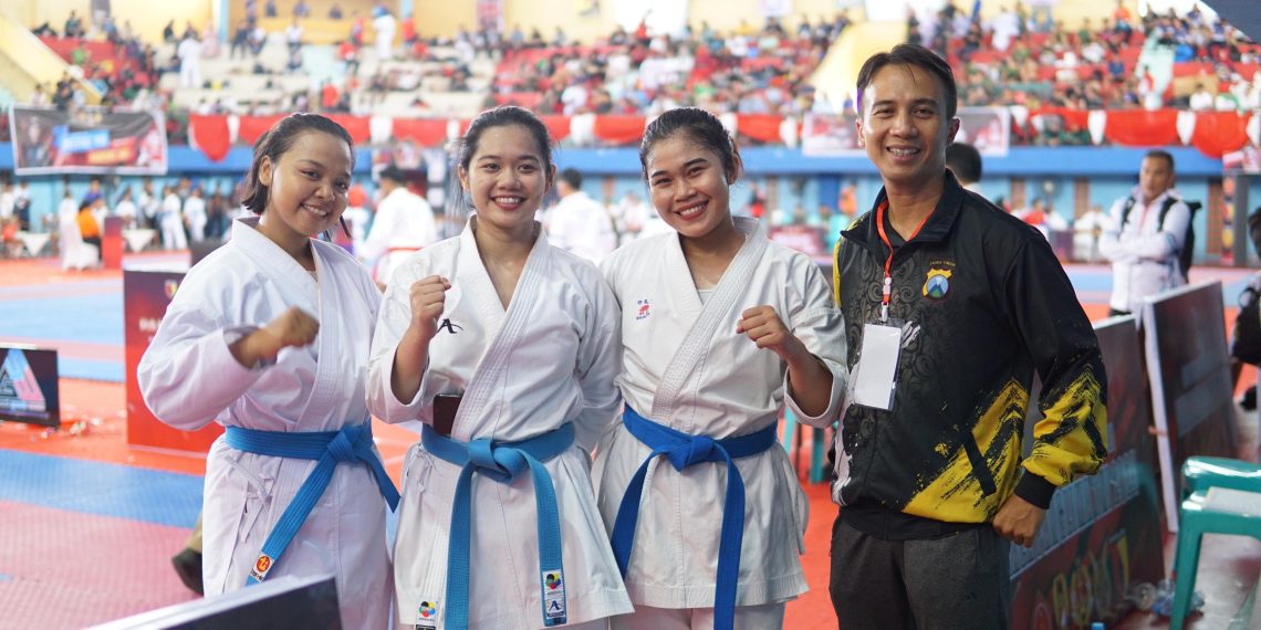Polwan Satsamapta Polresta Sidoarjo Raih Juara 2 dan 3 Kejuaraan Karate Piala Panglima TNI
