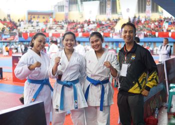 Polwan Satsamapta Polresta Sidoarjo Raih Juara 2 dan 3 Kejuaraan Karate Piala Panglima TNI