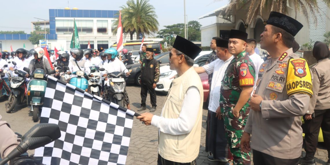 Hari Santri 2024, Polresta Sidoarjo Gelorakan Tertib Berlalu Lintas