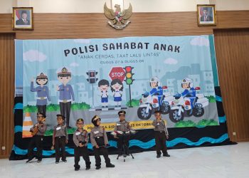Polisi Sahabat Anak Kenalkan Pentingnya Tertib Lalu Lintas