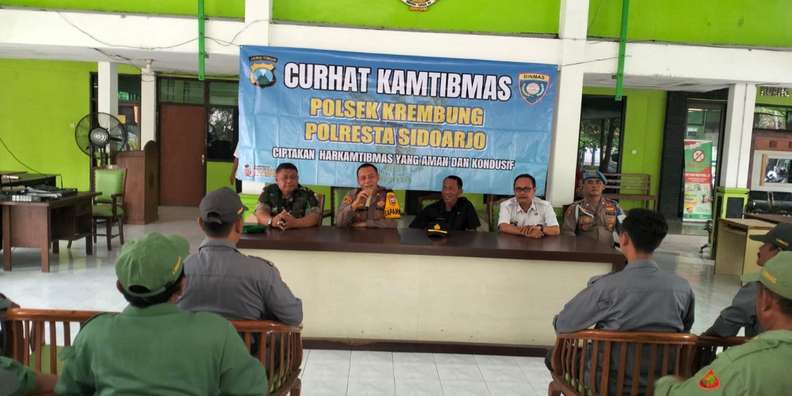 Sahabat Curhat Polsek Krembung untuk Pilkada Damai